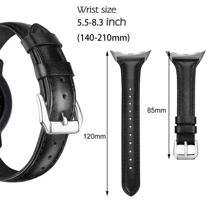Bracelet de montre fin en cuir véritable xDfind, For Google Pixel Watch 4 / 3 45mm, For Google Pixel Watch 4 / 3 / 2 / 1 41mm