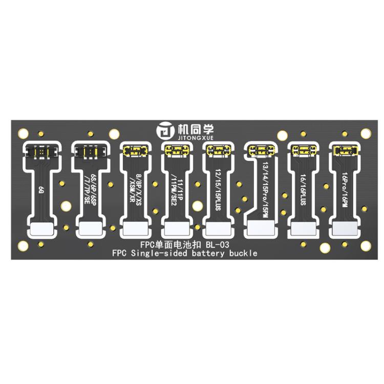 Câble d'alimentation JTX BL-03 avec connecteur FPC souple pour batterie, compatible avec les iPhone 6 à 16., JTX BL-03