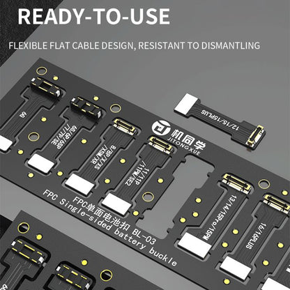 Câble d'alimentation JTX BL-03 avec connecteur FPC souple pour batterie, compatible avec les iPhone 6 à 16., JTX BL-03