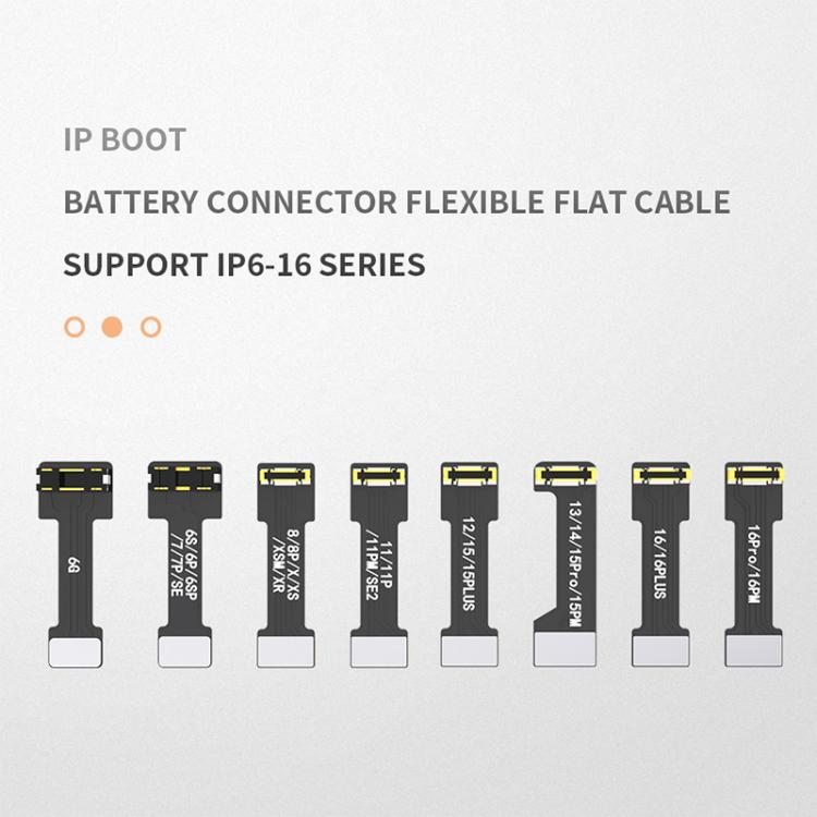 Câble d'alimentation JTX BL-03 avec connecteur FPC souple pour batterie, compatible avec les iPhone 6 à 16., JTX BL-03