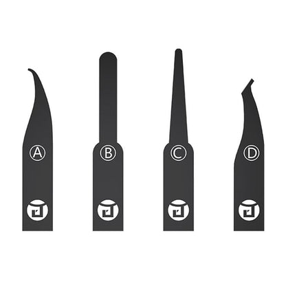 Lames de meulage manuelles multifonctions JTX DP-4 4 en 1 pour carte mère, processeur et circuit intégré, pour retirer la colle, JTX DP-4