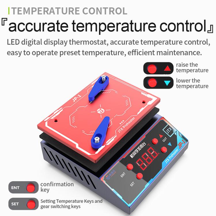 Plateforme de préchauffage laminée pour le dégommage et le dépiérage de la matrice de plantation universelle JTX JP-1, EU Plug, US Plug