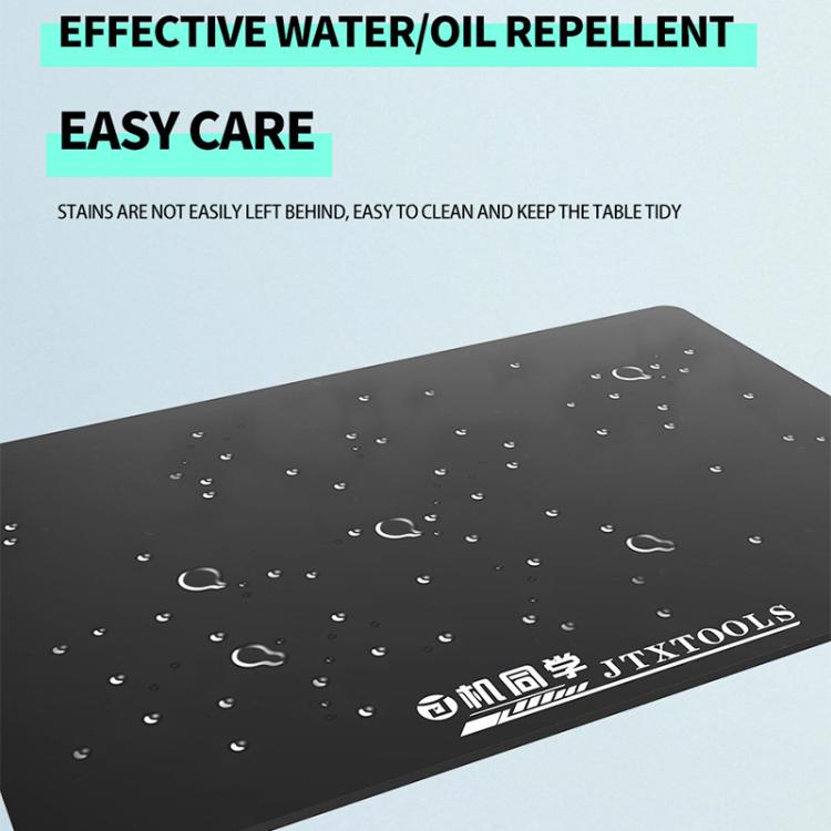 JTX TP-5 Coussinet de réparation en silicone noir antistatique, antidérapant et extra épais de 5 mm, JTX TP-5