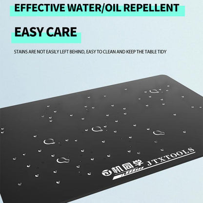 JTX TP-5 Coussinet de réparation en silicone noir antistatique, antidérapant et extra épais de 5 mm, JTX TP-5