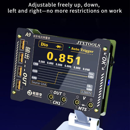 JTX A9 Appareil de mesure multifonction à affichage numérique haute précision pour courbes et formes d'onde, JTX A9