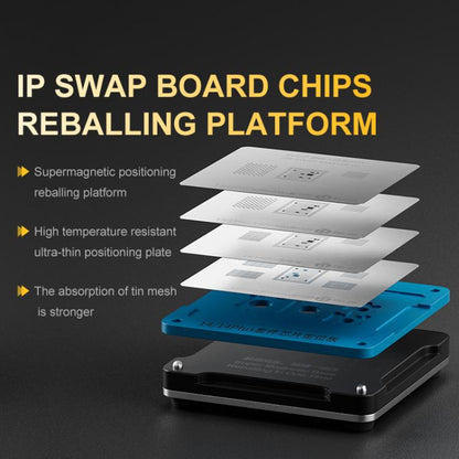 Kit de pochoirs pour le reballage des puces BGA de la série JTX SM pour iPhone 8-16 Pro Max, JTX SM Series