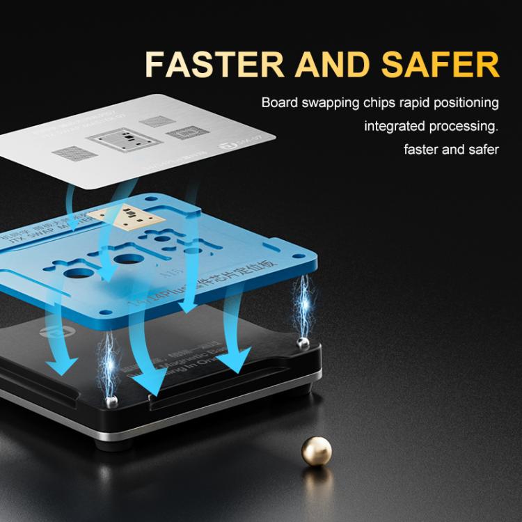 Kit de pochoirs pour le reballage des puces BGA de la série JTX SM pour iPhone 8-16 Pro Max, JTX SM Series