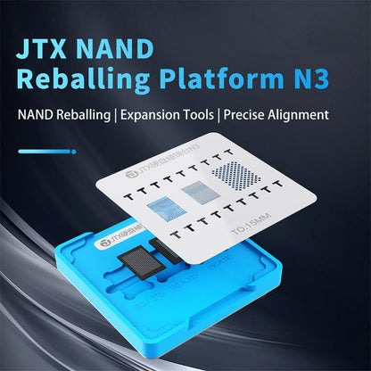Ensemble de pochoirs de reconditionnement en fer-blanc Juts N3 Baga, JTX N3