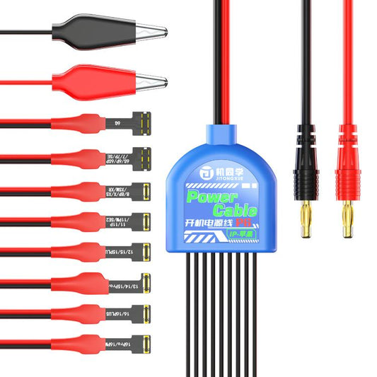 Câble d'alimentation de démarrage JTX P6 pour iPhone 6-17 Pro Max, JTX P6