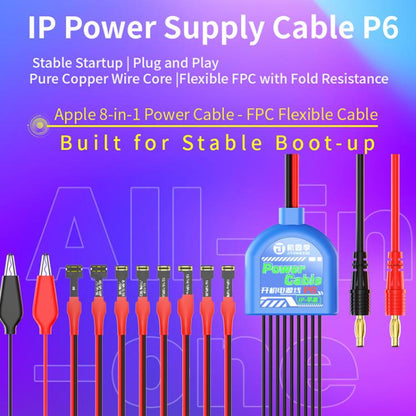Câble d'alimentation de démarrage JTX P6 pour iPhone 6-17 Pro Max, JTX P6