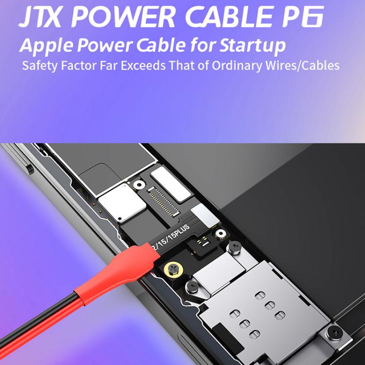 Câble d'alimentation de démarrage JTX P6 pour iPhone 6-17 Pro Max, JTX P6