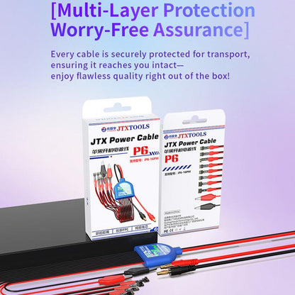 Câble d'alimentation de démarrage JTX P6 pour iPhone 6-17 Pro Max, JTX P6
