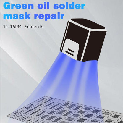 Grille d'huile verte JTX Screen IC pour iPhone 11-16 Pro Max, JTX Screen IC Green Oil Mesh