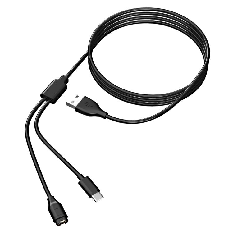 Câble de charge USB vers Type-C 2 en 1 xDfind, longueur : 1,2 m, Charger Cable