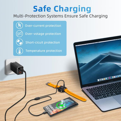 Câble de charge USB vers Type-C 2 en 1 xDfind, longueur : 1,2 m, Charger Cable