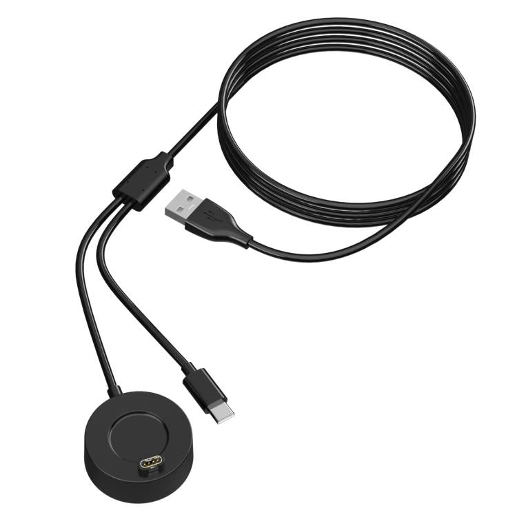 Base de chargement intégrée pour montre xDfind 2 en 1 USB vers Type-C, longueur : 1,2 m, Charging Base