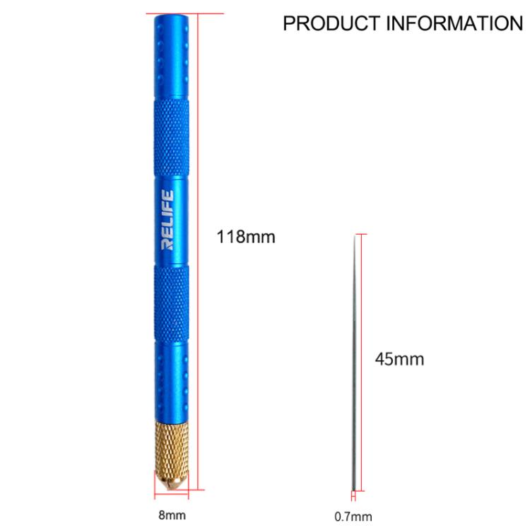 Kit d'aiguilles de précision RELIFE TX3 résistantes à l'usure et non magnétiques pour le démontage de puces
