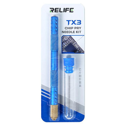 Kit d'aiguilles de précision RELIFE TX3 résistantes à l'usure et non magnétiques pour le démontage de puces
