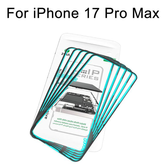 Adhésif d'étanchéité pour écrans série 2UUL IP (5 pièces/boîte), For iPhone 17 Pro Max, For iPhone 17 Pro, For iPhone 17, For iPhone Air, For iPhone 16 Pro Max, For iPhone 16 Pro, For iPhone 16 Plus, For iPhone 16, For iPhone 15 Pro Max, For iPhone 15 ...