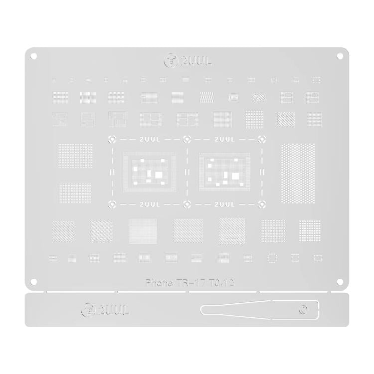 Pochoir de rebillage BGA pour processeur 2UUL BG03 0,12 mm pour iPhone 17