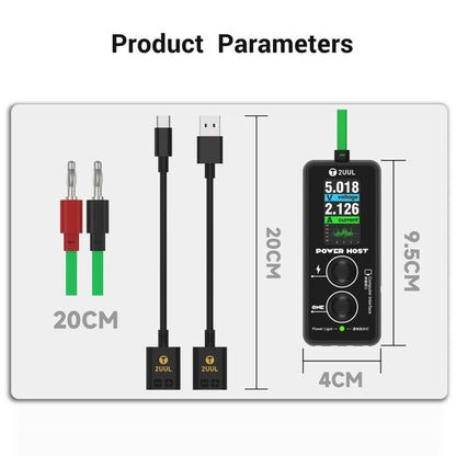 2UUL PW15 Ampèremètre-voltmètre hôte