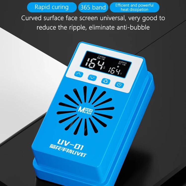 MaAnt UV-01 Lampe UV portable verte à séchage rapide pour huile, MaAnt UV-01