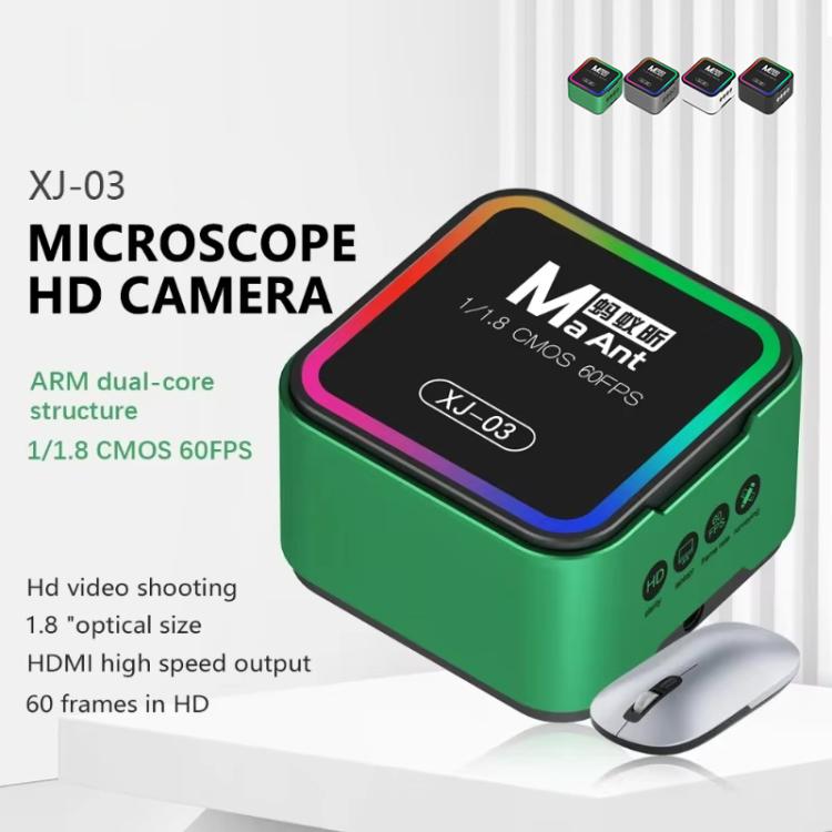Caméra microscope MaAnt XJ-03 couleur avec sortie HDMI/USB et 60 images/seconde HD, MaAnt XJ-03(Black), MaAnt XJ-03(Grey), MaAnt XJ-03(Green), MaAnt XJ-03(White)