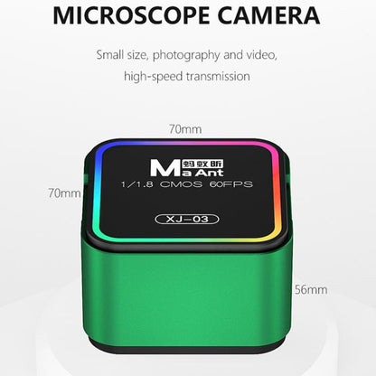 Caméra microscope MaAnt XJ-03 couleur avec sortie HDMI/USB et 60 images/seconde HD, MaAnt XJ-03(Black), MaAnt XJ-03(Grey), MaAnt XJ-03(Green), MaAnt XJ-03(White)