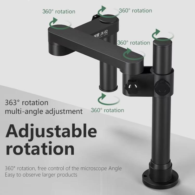 Bras robotique MaAnt JX-02, bras oscillant pour microscope métallique rotatif à 360°, MaAnt JX-02
