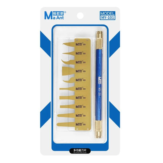 MaAnt MY-101 Lames ultra-minces en acier inoxydable pour retirer la colle, MaAnt MY-101