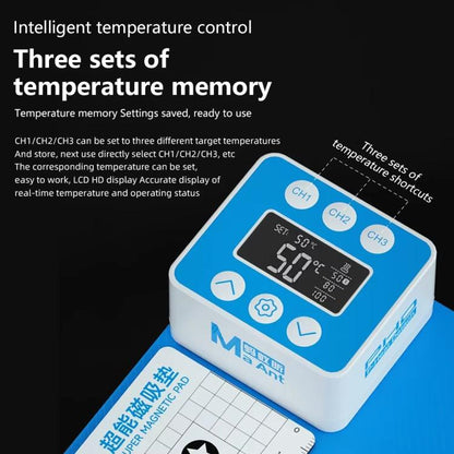 Coussinet chauffant en silicone pour écran LCD MaAnt série PHD, MaAnt PHD Series