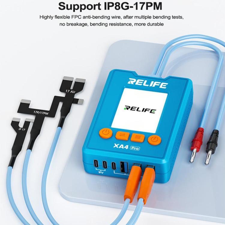 Câble d'alimentation RELIFE XA4 Pro One-Touch HD Display avec double interface USB/Type-C pour iPhone 8-17 Pro Max