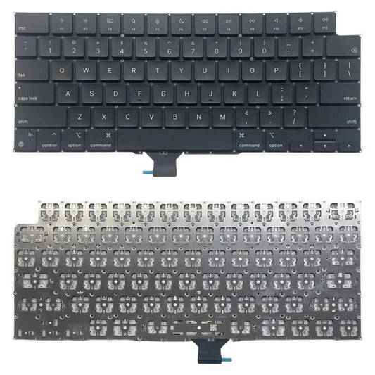 Clavier version américaine, For MacBook Pro 16.2 2024 M4 Pro A3186, For MacBook Pro 16.2 2024 M4 Pro A3403, For MacBook Pro 14.2 2024 M4 A3401, For MacBook Pro 14.2 2024 M4 A3185