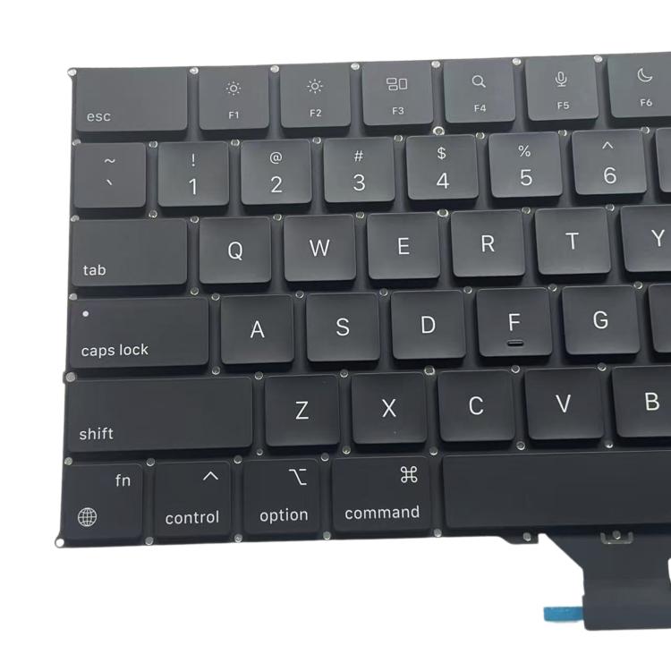 Clavier version américaine, For MacBook Pro 16.2 2024 M4 Pro A3186, For MacBook Pro 16.2 2024 M4 Pro A3403, For MacBook Pro 14.2 2024 M4 A3401, For MacBook Pro 14.2 2024 M4 A3185