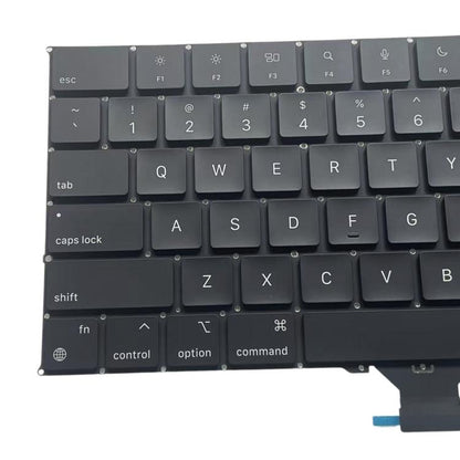 Clavier version américaine, For MacBook Pro 16.2 2024 M4 Pro A3186, For MacBook Pro 16.2 2024 M4 Pro A3403, For MacBook Pro 14.2 2024 M4 A3401, For MacBook Pro 14.2 2024 M4 A3185