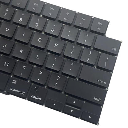 Clavier version américaine, For MacBook Pro 16.2 2024 M4 Pro A3186, For MacBook Pro 16.2 2024 M4 Pro A3403, For MacBook Pro 14.2 2024 M4 A3401, For MacBook Pro 14.2 2024 M4 A3185