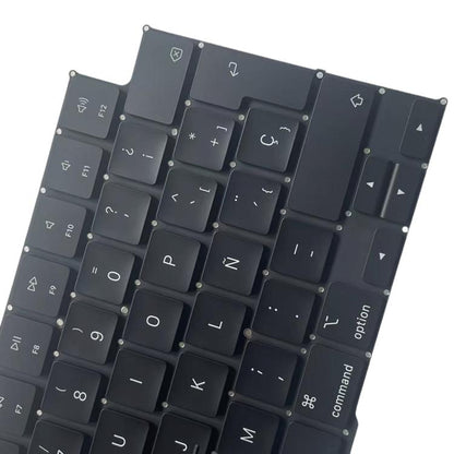 Clavier espagnol version UK Big Enter, For MacBook Pro 16.2 A3186, For MacBook Pro 16.2 A3403, For MacBook Pro 14.2 A3401