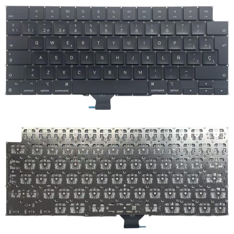 Clavier espagnol version UK Big Enter, For MacBook Pro 16.2 A3186, For MacBook Pro 16.2 A3403, For MacBook Pro 14.2 A3401