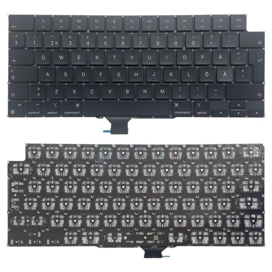 Clavier suédois version UK Big Enter, For MacBook Pro 16.2 A3186, For MacBook Pro 16.2 A3403, For MacBook Pro 14.2 A3401, For MacBook Pro 14.2 A3185