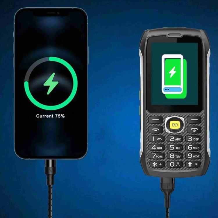 Téléphone robuste HP289 4G IP68, écran 2,8 pouces, batterie 4500 mAh, réseau : 4G, Bluetooth, radio FM, SOS, lampe torche, EU Plug, US Plug, UK Plug, AU Plug