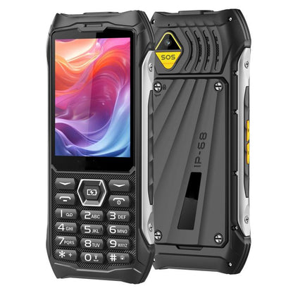 Téléphone robuste HP336 4G IP68, écran 3,5 pouces, batterie 4500 mAh, réseau : 4G, Bluetooth, radio FM, SOS, lampe torche, EU Plug, US Plug, UK Plug, AU Plug