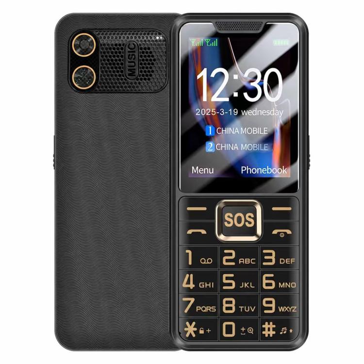 Téléphone YEEMI K3+ 4G à clavier, écran 2,4 pouces, lampe torche LED, grand clavier, gros caractères, SOS, réseau 4G, double SIM