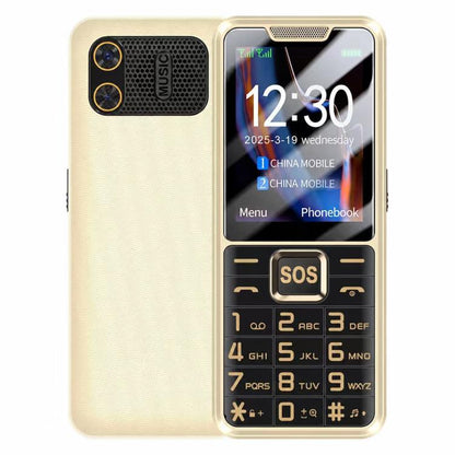 Téléphone YEEMI K3+ 4G à clavier, écran 2,4 pouces, lampe torche LED, grand clavier, gros caractères, SOS, réseau 4G, double SIM