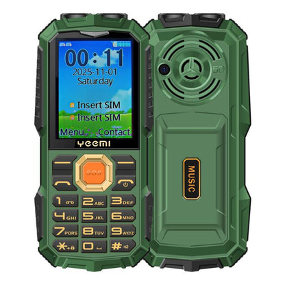 Téléphone robuste YEEMI Q5 4G pour seniors, batterie 16 800 mAh, écran 2,4 pouces, 21 touches, réseau 4G, lampe torche LED, double SIM