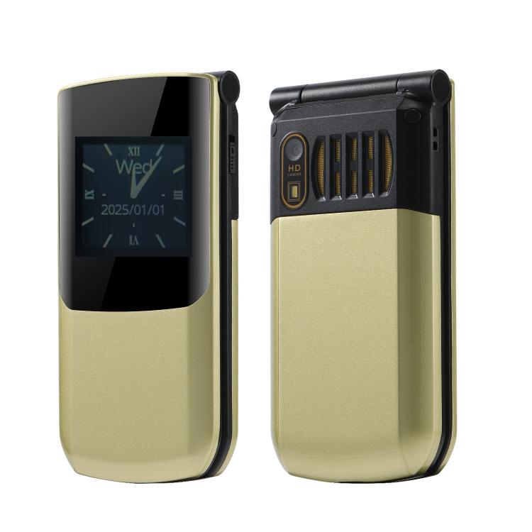 Téléphone à clapet S7 4G, écran 2,4 pouces + 1,44 pouces, batterie 4800 mAh, lampe torche LED, SOS, réseau 4G, double SIM