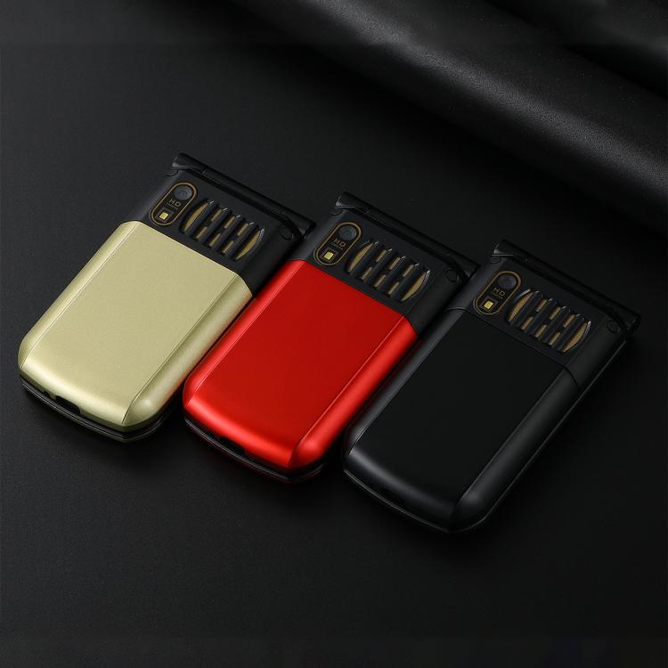 Téléphone à clapet S7 4G, écran 2,4 pouces + 1,44 pouces, batterie 4800 mAh, lampe torche LED, SOS, réseau 4G, double SIM