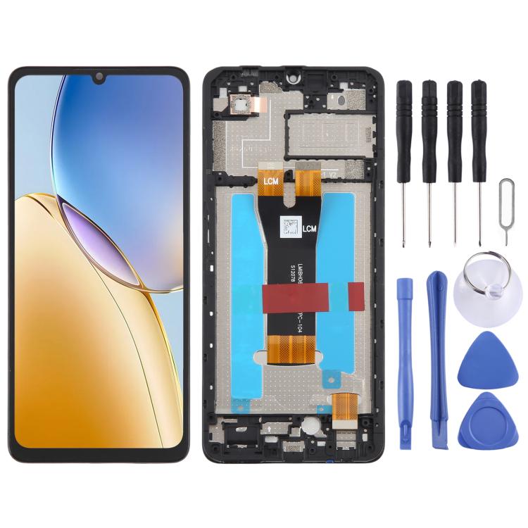 Écran LCD numériseur complet avec cadre, For ZTE Blade A76 4G Z2474, For ZTE Blade A76 5G Z2469N, For ZTE Blade A36 Z2472, For ZTE Blade A56 Z2473, For ZTE Blade A75 5G Z2357N, For ZTE Blade A35 Z2453, For ZTE Blade A55 Z2450