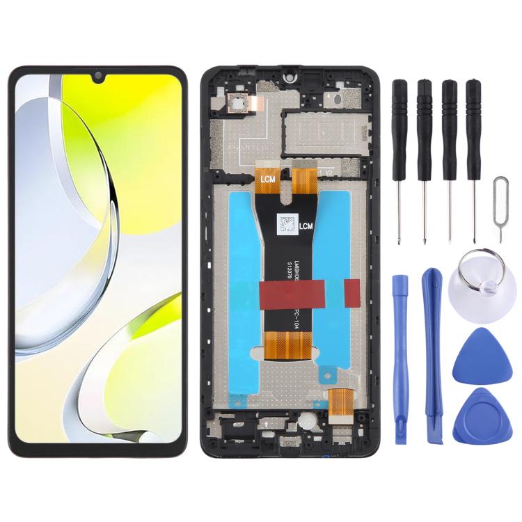 Écran LCD numériseur complet avec cadre, For ZTE Blade A76 4G Z2474, For ZTE Blade A76 5G Z2469N, For ZTE Blade A36 Z2472, For ZTE Blade A56 Z2473, For ZTE Blade A75 5G Z2357N, For ZTE Blade A35 Z2453, For ZTE Blade A55 Z2450