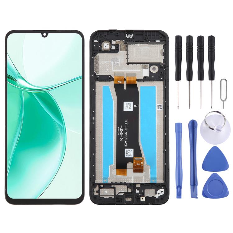 Écran LCD numériseur complet avec cadre, For ZTE Blade A76 4G Z2474, For ZTE Blade A76 5G Z2469N, For ZTE Blade A36 Z2472, For ZTE Blade A56 Z2473, For ZTE Blade A75 5G Z2357N, For ZTE Blade A35 Z2453, For ZTE Blade A55 Z2450