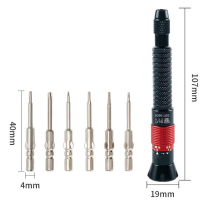 BEST BST-9909 Jeu de tournevis dynamométrique réglable 7 en 1 avec embouts de tournevis S2, BEST BST-9909